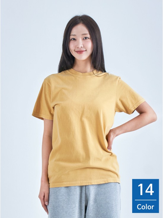 [컴포터컬러]22수 피그먼트 티셔츠(T-1717/USA FIT)