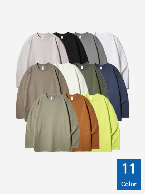 [제멋]오버핏 레이어드 롱티셔츠(T-2153)