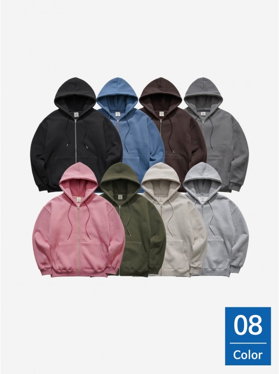 [페플]에센셜 투웨이 기모 후드집업(T-1280)