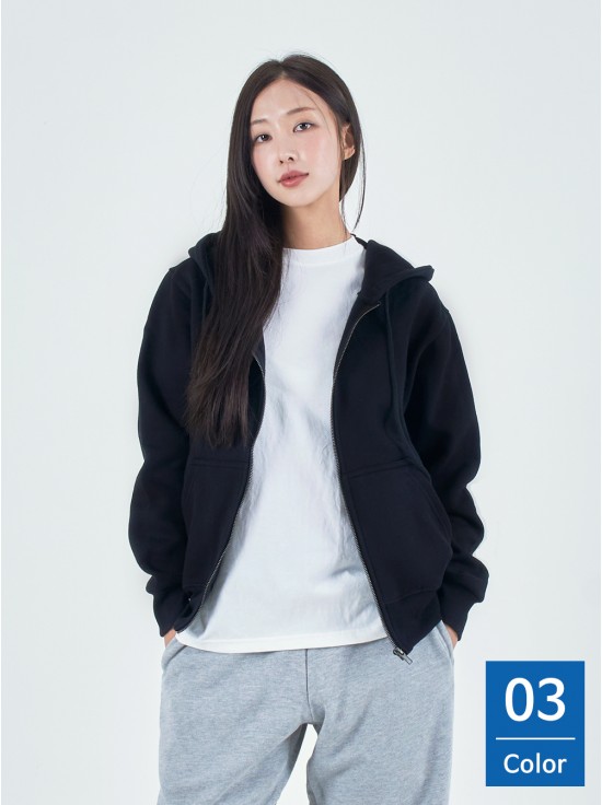 프리미엄 쭈리기모 후드집업