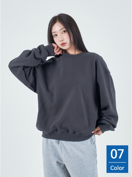 [페플]프렌치 테리 오버핏 맨투맨(T-1371)